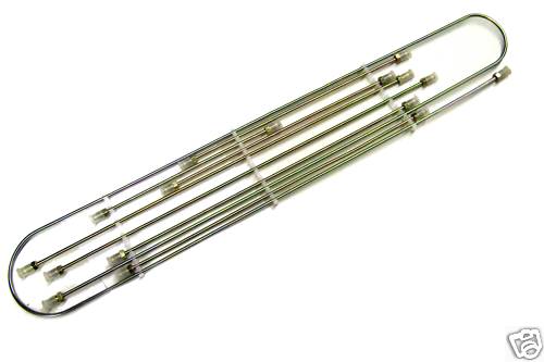 VW TYPE 1 BUG  66-73 METAL BRAKE LINE KIT 7PC 113-698-996C